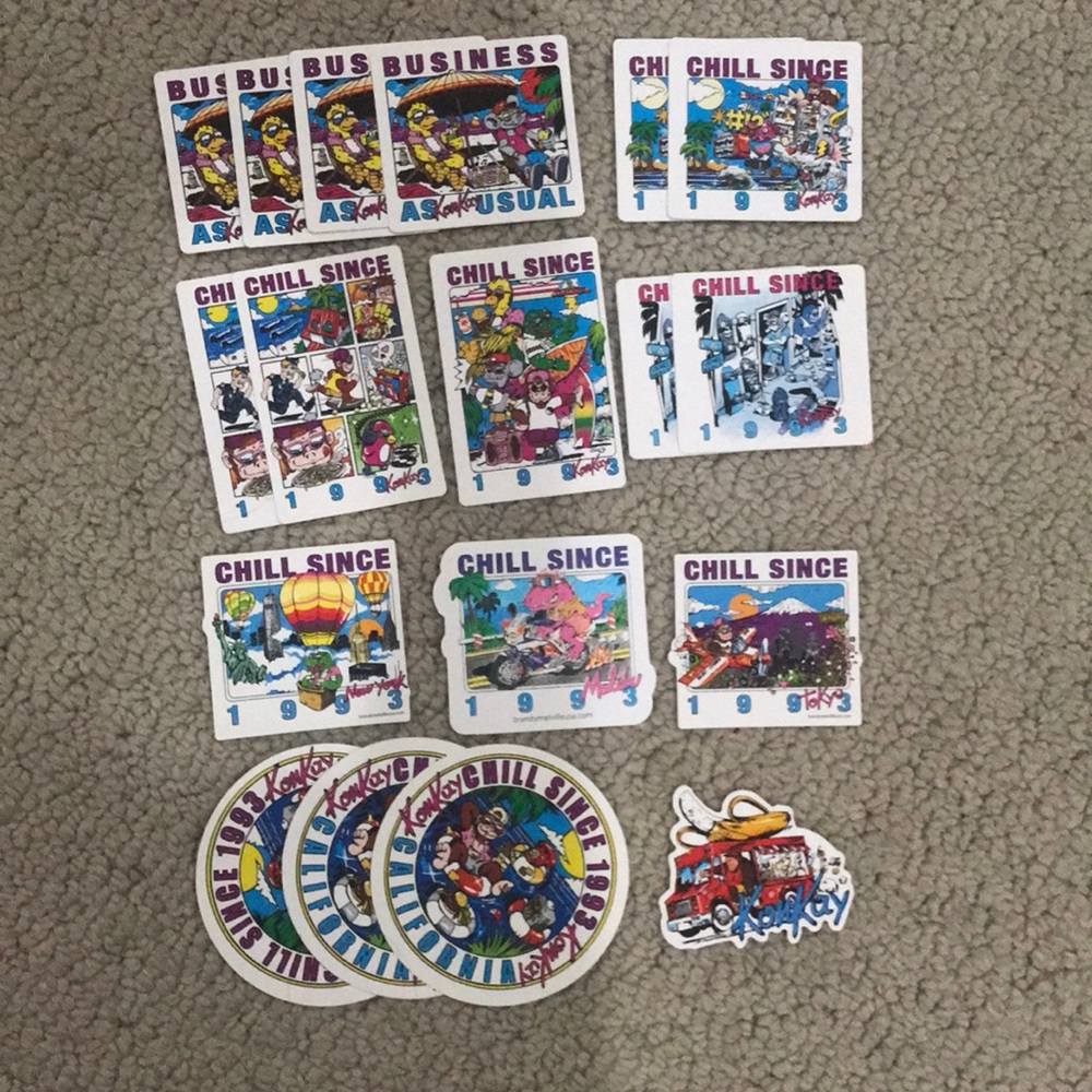 konkay brandy sticker set